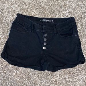NWOT Express High Rise Shorts